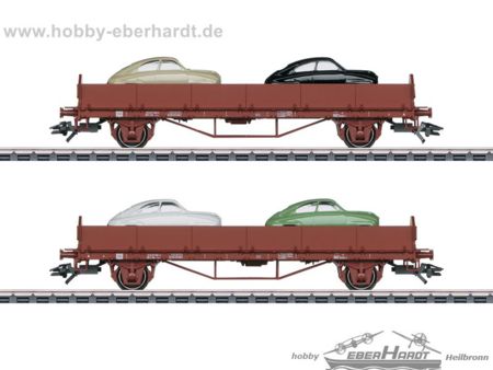 Märklin  HO  Autotransportwagen-Set Saab 9