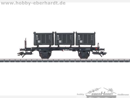 Märklin  HO  Behälter-Tragwagen NS