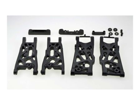 Carson X10EB-2WD Querlenker + Halter-Set V/H