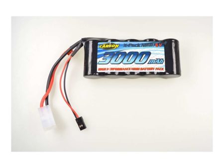 Carson 6V/3000mAh NiMH Empfängerakku TAM/JR