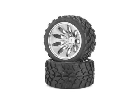 Carson 1:10 Räder (2) Truggy Chrom