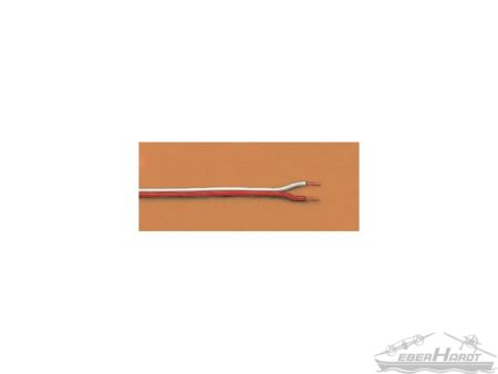 LGB Doppellitze, orange/weiß,20m