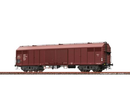 BRAWA  H0 Gedeckter Güterwagen Gas CFR IV