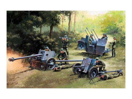 Italieri 1:72 German Guns Set: PAK35-PAK40-FLAK38