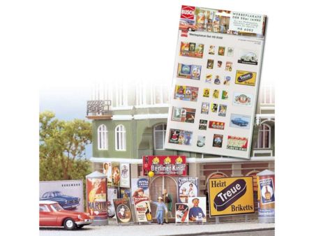 Busch HO Werbeplakat-Set Epoche 3