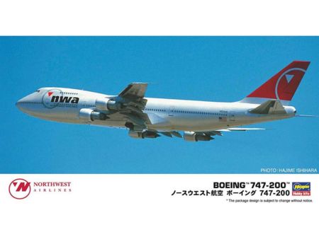 Hasegawa 1/200 B 747-200 Northwest Airline