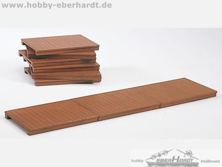 Piko G Holz-Gehsteige (6 Stück)