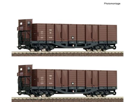 Roco HO 2-tlg. Set: Offene Güterwagen, ÖBB