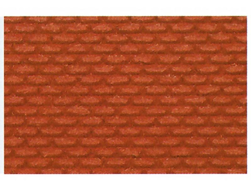 Heki  Ziegelsteinmauer H0/TT, 28x14 cm, 2 Stück