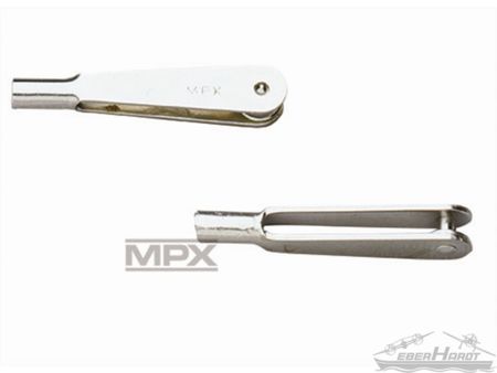 Metall-Gabelkopf M2, 10St.