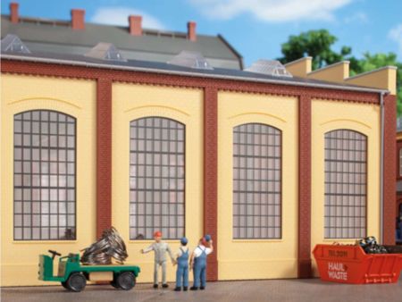 Auhagen H0 Wände 2342N gelb,Industrie