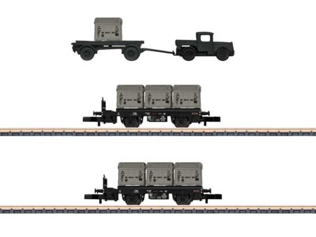 Märklin  Miniclub  Behältertragwagen-Set DB
