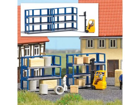 Busch N Action Set: Gabelstapler mit
