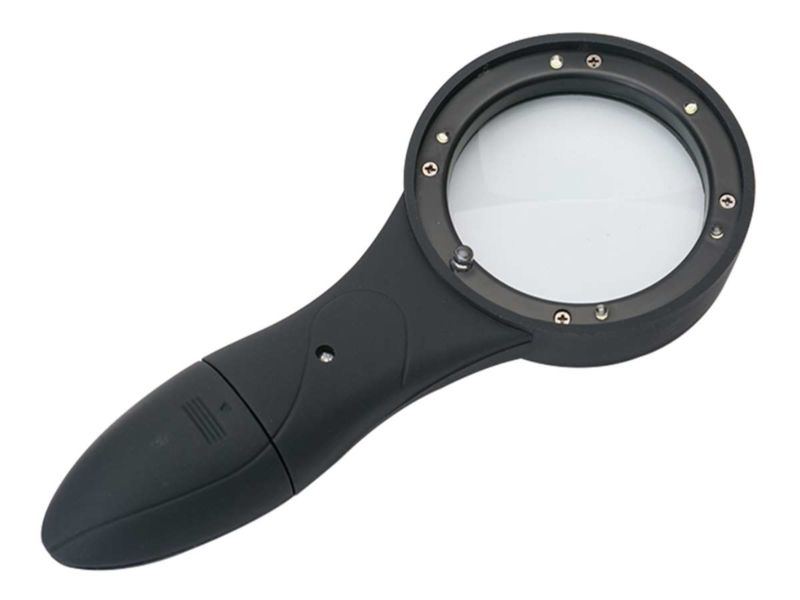 HLL4 - Hand Lupe mit LED Licht
