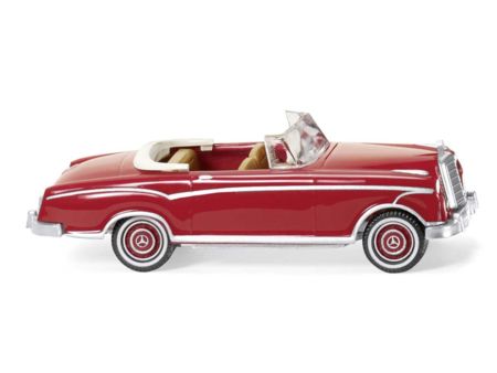 MB 220 S Cabrio - rubinrot   