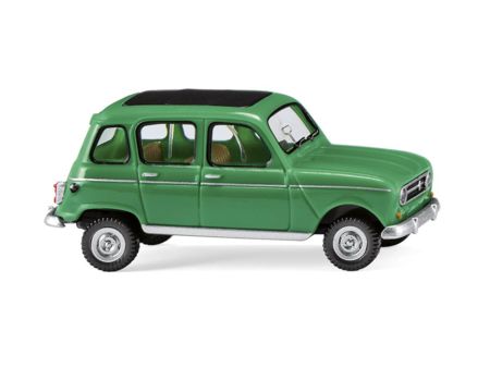 Renault R4 mit Faltdach - grü