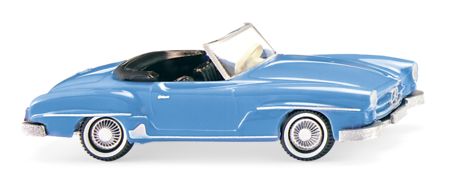 Wiking HO MB 190 SL Cabrio - hellblau