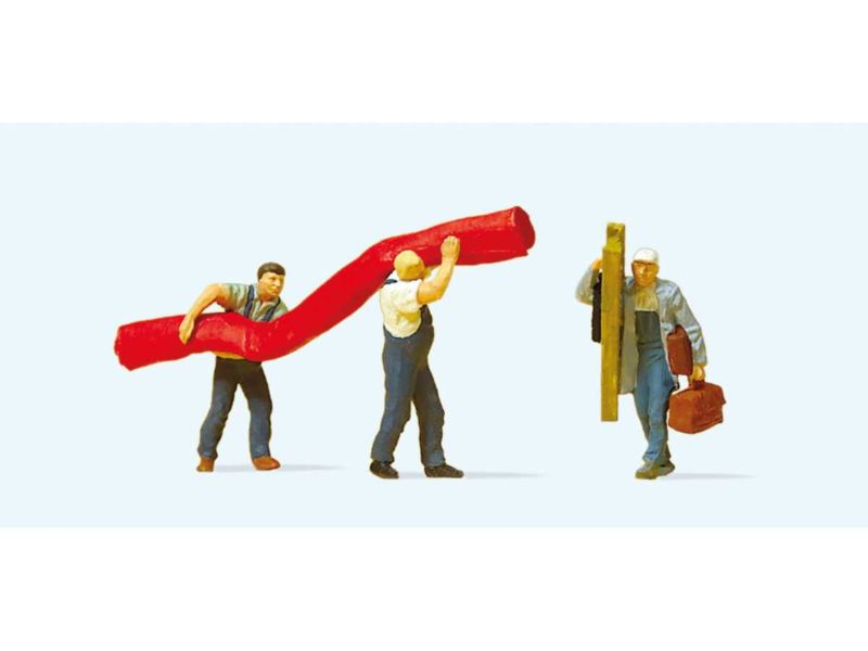 Preiser HO Handwerker, Teppich