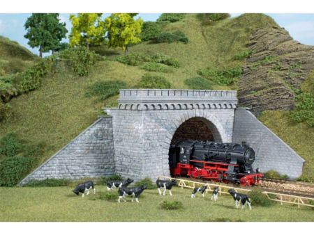 Auhagen H0 2 Tunnelportale 2-gleisig
