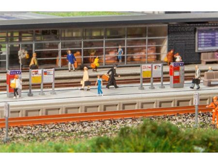 Faller  Spur N Moderner Bahnsteig mit Zubehör