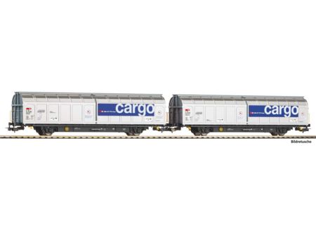 PIKO HO 2er Set Schiebewandwagen CH-SBB C / Railcare VI