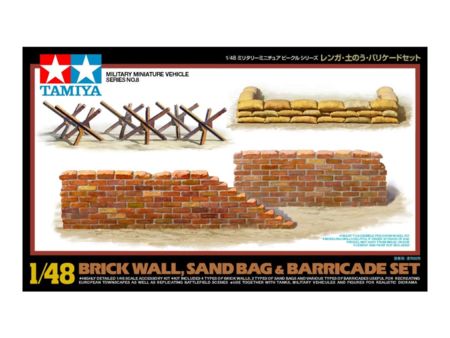 Tamiya 1:48 Diorama-Set Mauern & Sandsäcke