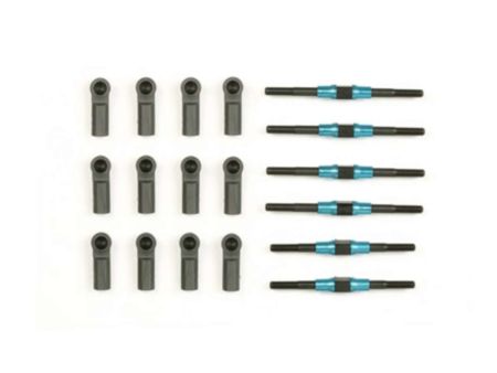 Tamiya DF-03 Sturz/Spurstangen einstellbar geh.