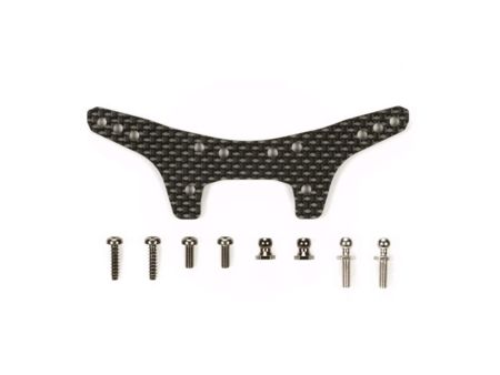 Tamiya DT-03 Dämpferbrücke Carbon hinten