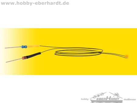 Viessmann LED gelb mit angelöteten Kabeln, 5 Stück 