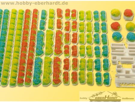 Kibri H0 Deko-Set Blumenkübel und Gartenausstattung
