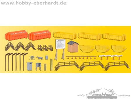 Kibri H0 Deko-Set Wertstoffhof