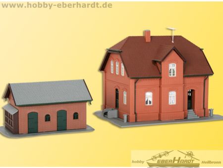 Kibri H0 Siedlungshaus in Bottrop mit Nebengebäude