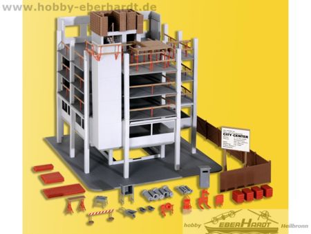 Kibri H0 Gebäude-Rohbau mit Baustellenzubehör