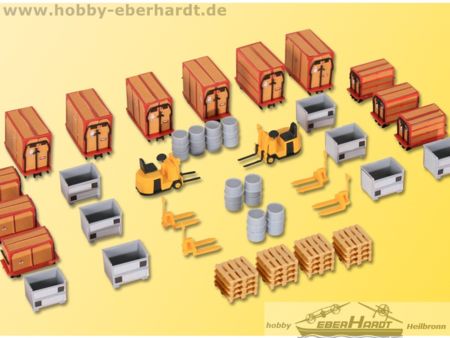 Kibri H0 Deko-Set Kleincontainer und Ladegut