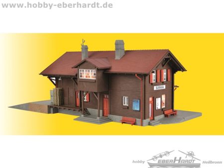 Kibri H0 Bahnhof Surava inkl. Hausbeleuchtungs-Startset