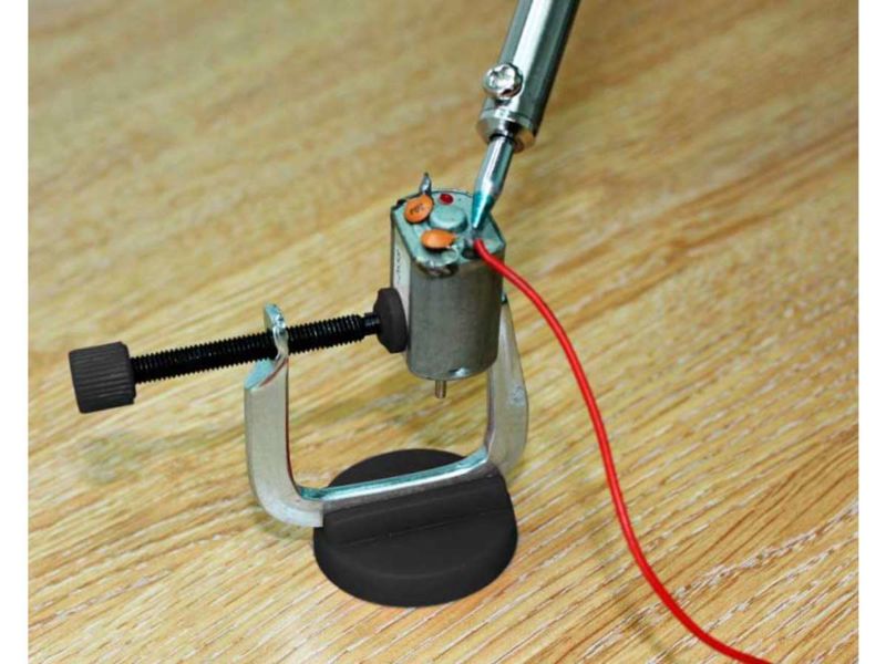 Krick 3 Schraubklemmen mit Magnetfuß