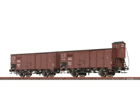 BRAWA  H0 Gedeckte Güterwagen G DRG, 2er-Set II
