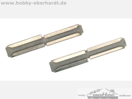 Piko HO Schienenverbinder mit 2 Schuhbreiten, 6 Stück