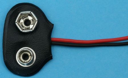 9 Volt Anschlussclip T-Form 
