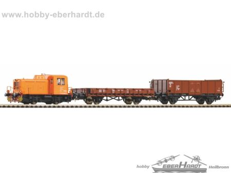 PIKO SmartControl light Set mit Bettungsgleis DR Güterzug mi