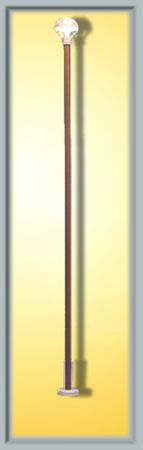 Viessmann H0 Holzmastleuchte DDR-Reichsbahn,LED warmweiß