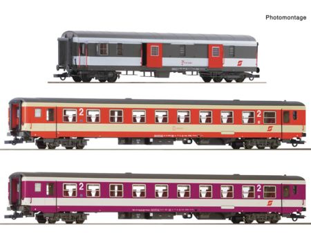 Roco HO 3-tlg. Set 1: Schnellzug „D 704“, ÖBB