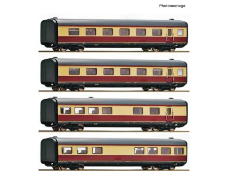 Roco  4-tlg. Set: Mittelwg.  Gasturb.triebzug BR 602 DB   DC