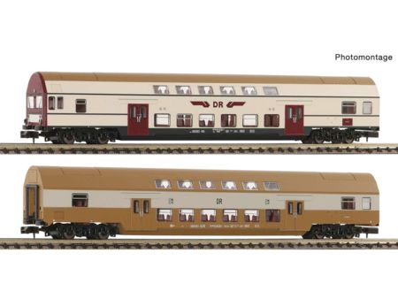 Fleischmann  Spur N 2-tlg. Set 1: Doppelstockwagen, DR