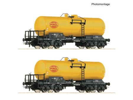 Roco HO 2-tlg. Set: Kesselwagen, DR