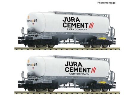 Fleischmann   N 2-tlg. Set: Silowagen, Wascosa/Jura Cement
