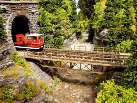 NOCH H0 L-C Brückenfahrbahn,gerade