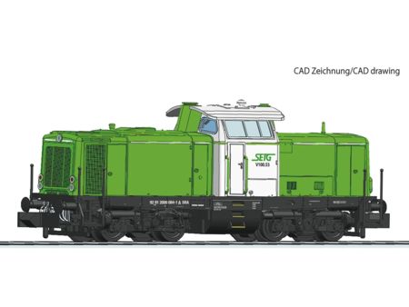 Fleischmann N Diesellok V 100.52, SETG   DCC digital Sound