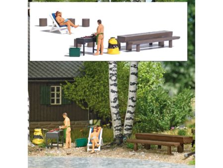 Busch HO Action Set: Nacktgriller