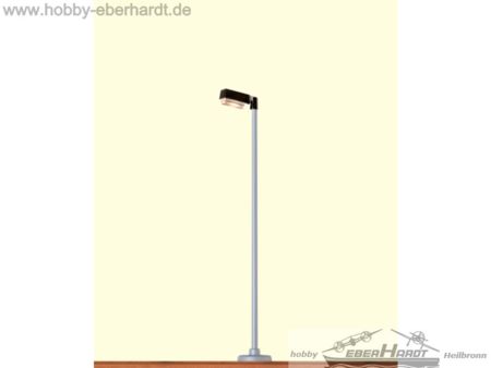 BRAWA  H0 Aufsatzleuchte kantig, Stecksockel mit LED